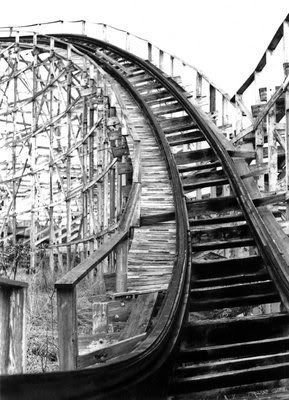 Wooden Roller Coaster Track